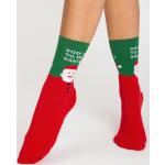 Pánske Vzorované ponožky FashionHunters bielej farby 38 v zľave na Vianoce 