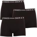 3PACK pánske boxerky Jack and Jones čierne (12081832 - black/black) XL