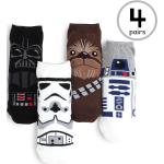 Pánske Ponožky sivej farby z bavlny s motívom Star Wars 