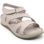 Dámske Kožené sandále béžovej farby vo veľkosti 40 na leto 