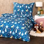 Detské posteľné súpravy 4Home modrej farby v škandínávskom štýle z bavlny 140x200 v zľave 