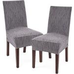 Návleky na stoličky 4Home sivej farby z bavlny 2 ks balenie v zľave 
