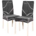 Návleky na stoličky 4Home sivej farby v modernom štýle z bridlice 2 ks balenie v zľave 