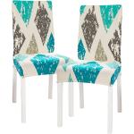 Návleky na stoličky 4Home v modernom štýle s geometrickým vzorom z polyesteru 2 ks balenie v zľave 
