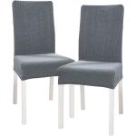Návleky na stoličky 4Home sivej farby z polyesteru 2 ks balenie v zľave 