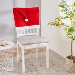 Návleky na stoličky 4Home červenej farby z polyesteru 2 ks balenie v zľave 