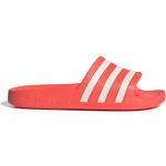 Pánske Plážové šľapky adidas Adilette červenej farby v zľave na leto 