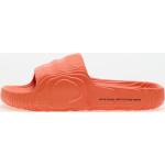 Pánske Plážové šľapky adidas Originals oranžovej farby vo veľkosti XS v zľave na leto 