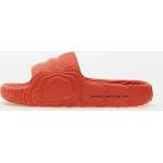 Pánske Plážové šľapky adidas Originals červenej farby vo veľkosti 51 v zľave na leto 