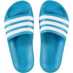 Detské Plážové šľapky adidas Adilette modrej farby vo veľkosti 29 na leto 