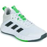 Pánske Basketbalové tenisky adidas Own The Game bielej farby zo syntetiky vo veľkosti 49,5 