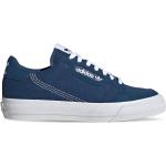 Dámska Skate obuv adidas Junior modrej farby v ležérnom štýle zo semišu na šnurovanie 