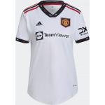 Dámska Jesenná móda adidas bielej farby s motívom Manchester United Zľava 