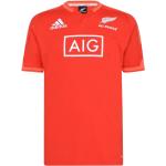 adidas New Zealand Rugby All Blacks Training Shirt Mens Red/Apsord/Whit M
