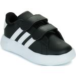 Detská Tenisová obuv adidas Court čiernej farby zo syntetiky vo veľkosti 20 Zľava 