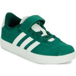 Detské Kožené tenisky adidas Court zelenej farby vo veľkosti 35 