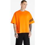 Pánske Tričká s krátkym rukávom adidas Originals oranžovej farby v zľave 