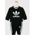 Chlapčenské Detské komplety Adidas Originals čiernej farby z bavlny do 24 mesiacov 