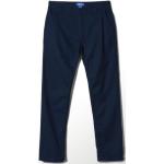 Pánske Slim Fit nohavice Adidas Originals modrej farby v zľave 