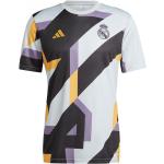 adidas Real Madrid Pre Match Shirt 2023 2024 Adults Wonder Silver 2XL