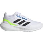 Chlapčenské Plátené tenisky adidas Runfalcon bielej farby s pruhovaným vzorom z tkaniny vo veľkosti 36,5 v zľave 
