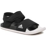 Pánske Športové sandále adidas Adilette čiernej farby zo syntetiky vo veľkosti 39 na leto 