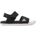Pánske Sandále adidas Adilette čiernej farby zo syntetiky na leto 