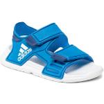 Detské Športové sandále adidas modrej farby vo veľkosti 34 v zľave na leto 