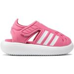 Dievčenské Sandále adidas ružovej farby na leto 