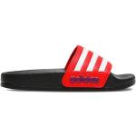 Chlapčenské Plážové šľapky adidas Adilette červenej farby vo veľkosti 28 na leto 