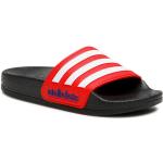 Chlapčenské Plážové šľapky adidas Adilette červenej farby vo veľkosti 37 na leto 