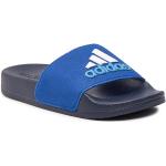 Chlapčenské Šľapky adidas Adilette modrej farby vo veľkosti 33 na leto 