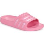 Dámske Šľapky adidas Adilette ružovej farby v športovom štýle zo syntetiky vo veľkosti 42 