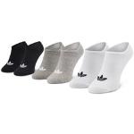 Dámske Členkové ponožky adidas Trefoil bielej farby 