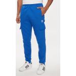 Pánske Športové nohavice adidas Adicolor modrej farby z bavlny 