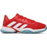 Detská Tenisová obuv adidas Barricade červenej farby v športovom štýle vo veľkosti 36 Zľava 