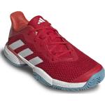 Detská Tenisová obuv adidas Barricade červenej farby v športovom štýle Zľava 