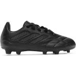 Detské FG kopačky adidas Copa čiernej farby z koženky vo veľkosti 28 