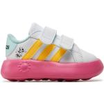 Dievčenská Tenisová obuv adidas Sportswear bielej farby v športovom štýle vo veľkosti 24 