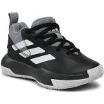 Detské Basketbalové tenisky adidas čiernej farby v športovom štýle v zľave 