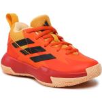 Detské Basketbalové tenisky adidas oranžovej farby v športovom štýle 