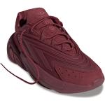 Dámske Kožené tenisky adidas Ozelia červenej farby z kože v zľave 