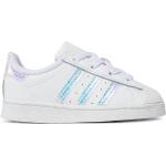Dievčenské Kožené tenisky adidas Superstar bielej farby z kože vo veľkosti 23 v zľave 