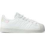Dámske Kožené tenisky adidas Superstar bielej farby z koženky v zľave 