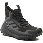 Dámske Vysoké turistické topánky adidas Terrex Free Hiker čiernej farby technológia Gore tex nepremokavé v zľave 