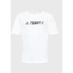 adidas Tričko Terrex Classic Logo HF3285 Biela Regular Fit