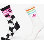 Pánske Ponožky adidas Originals šedobielej farby v zľave 