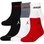 Chlapčenské Detské ponožky Nike Air Jordan červenej farby v zľave 