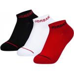 Air Jordan Boys 3 Pack No Show Socks Gym Red Infs C3-C7