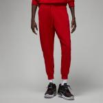 Pánske Elastické nohavice Nike Air Jordan červenej farby v športovom štýle z flisu vhodné do práčky v zľave 